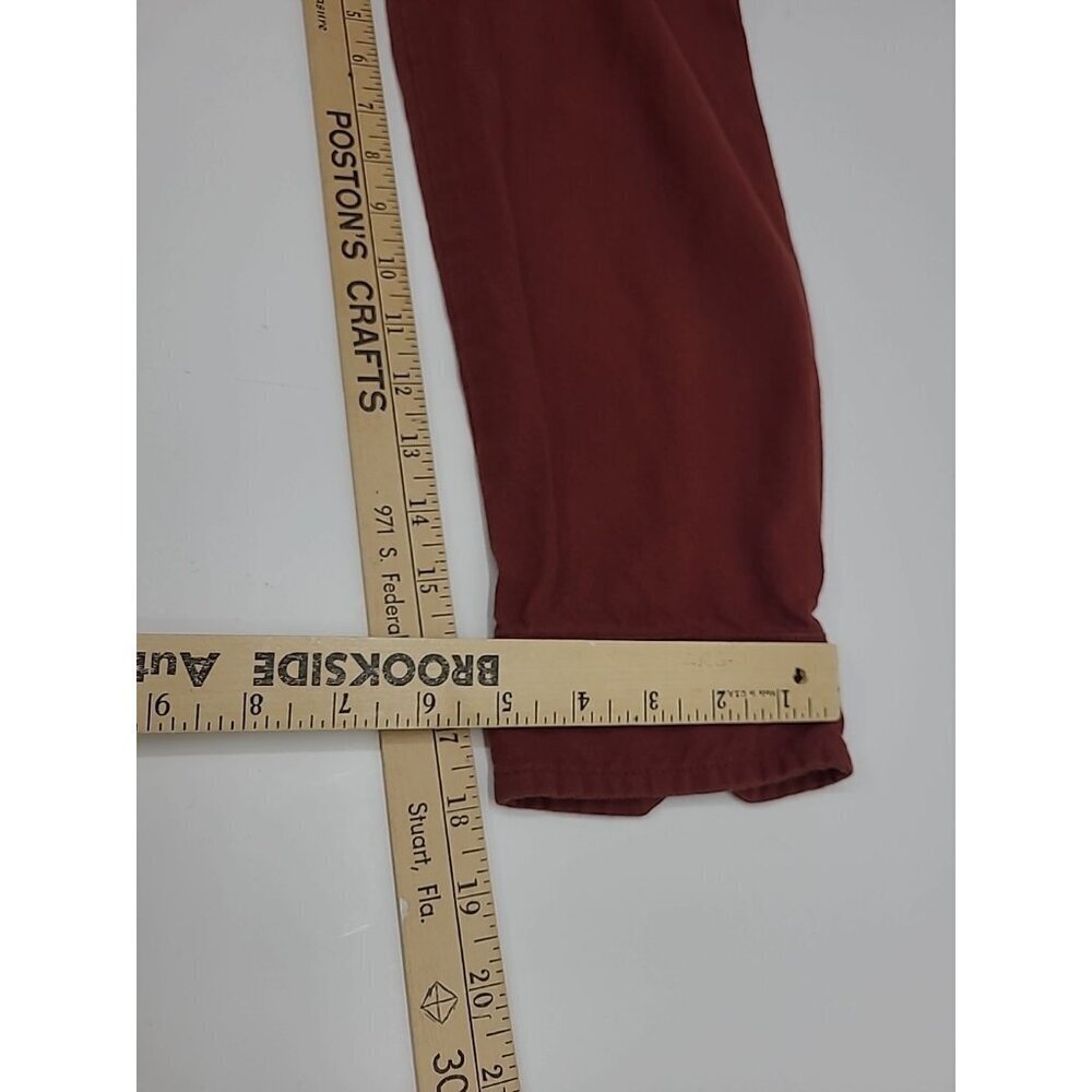 Eddie Bauer Flannel Button Down Shirt Men's Size XL Red Soft Suede Feel - Picture 5 of 8